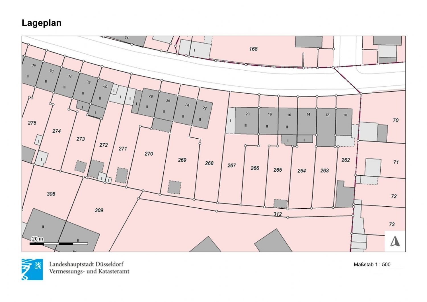 Grundstück zum Kauf 376 m²<br/>Grundstück Breisacherstraße 22 Unterrath Düsseldorf 40468