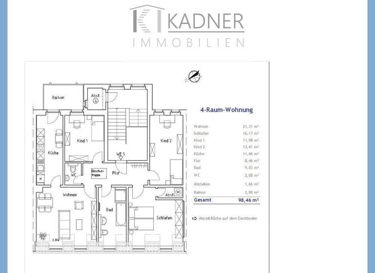 Wohnung zur Miete 698 € 4 Zimmer 98,5 m² 4. Geschoss frei ab 01.04.2026 Breitscheidstr. 128 Preißelpöhl Plauen 08525