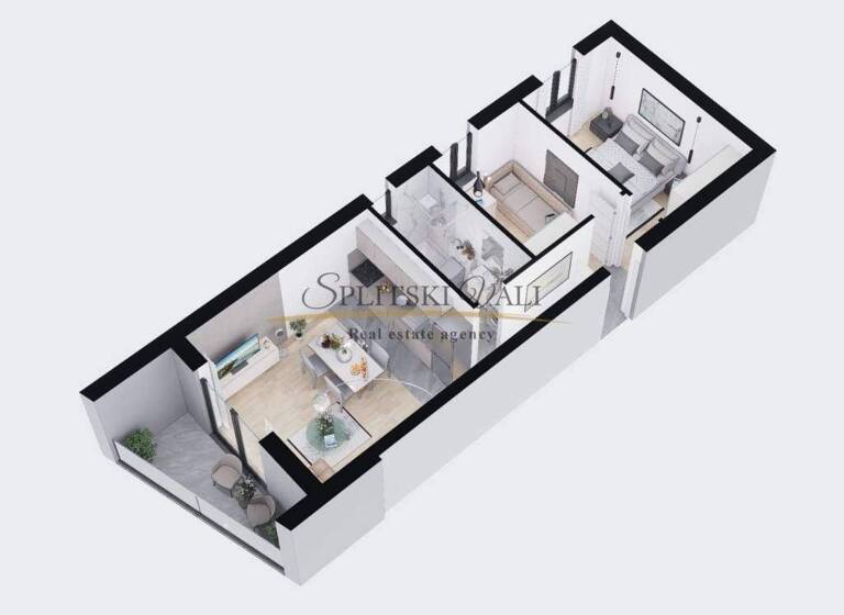 Wohnung zum Kauf 220.000 € 2 Zimmer 65 m² Kastela