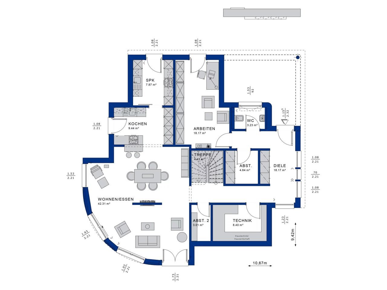 Einfamilienhaus zum Kauf 744.880 € 6 Zimmer 201,2 m²<br/>Wohnfläche 490 m²<br/>Grundstück Wildbader Straße 50/1 Rötenbach Bad Teinach- Zavelstein 75385