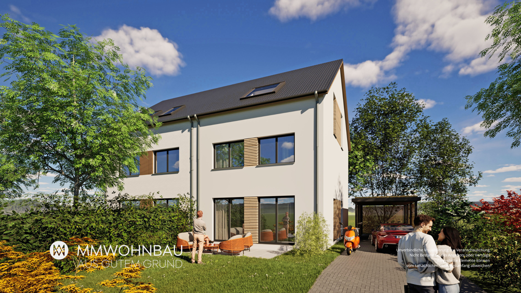 Neubau in Überlingen: Doppelhaushälfte KFW40 mit Grundstück – individuell geplant, zum Festpreis gebaut
