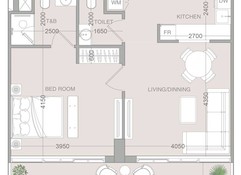 Wohnung zum Kauf provisionsfrei 278.316 € 2 Zimmer 70,4 m² Dubai 00000