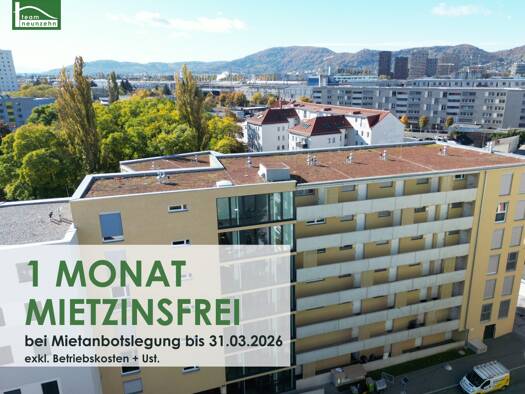 Wohnung zur Miete 440 € 2 Zimmer 42,1 m² 4. Geschoss Ungergasse 39 Gries Graz 8020