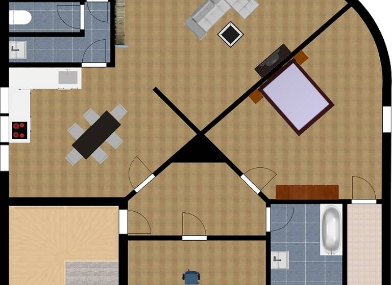 Wohnung zum Kauf 199.000 € 3 Zimmer 82 m²<br/>Wohnfläche Dachgeschoss, 5.<br/>Geschoss Heining Passau 94036