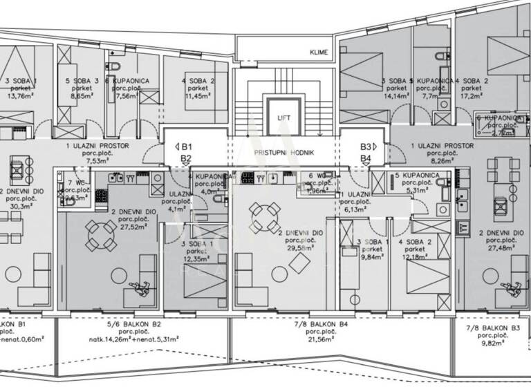 Wohnung zum Kauf 320.000 € 3 Zimmer 89 m² 1. Geschoss Primosten Primosten