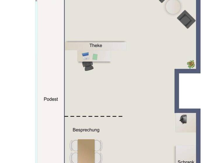 Bürofläche zur Miete 2.820 € 1 Zimmer 56,3 m² Bürofläche Mitte Ulm 89073