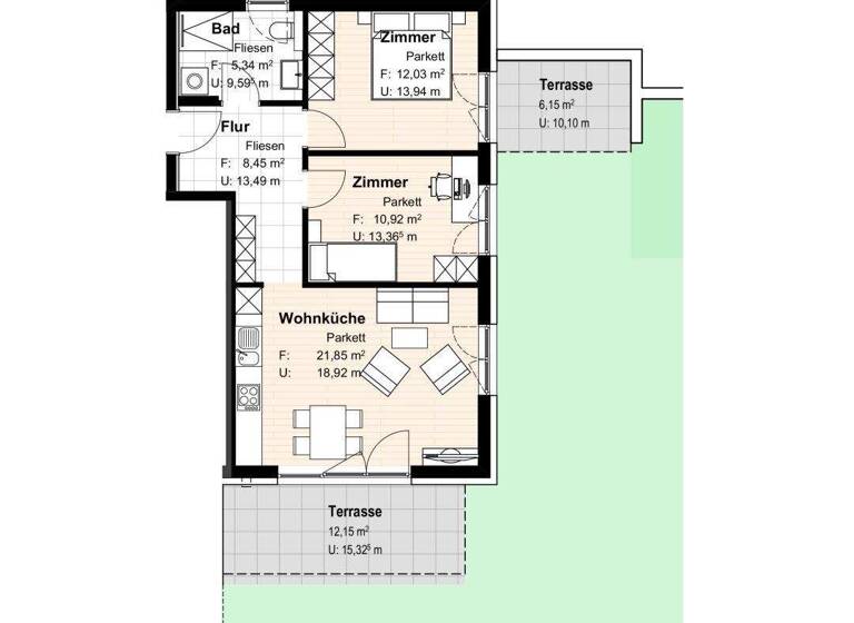 Wohnung zum Kauf 370.000 € 3 Zimmer 58,6 m² Imst 6460