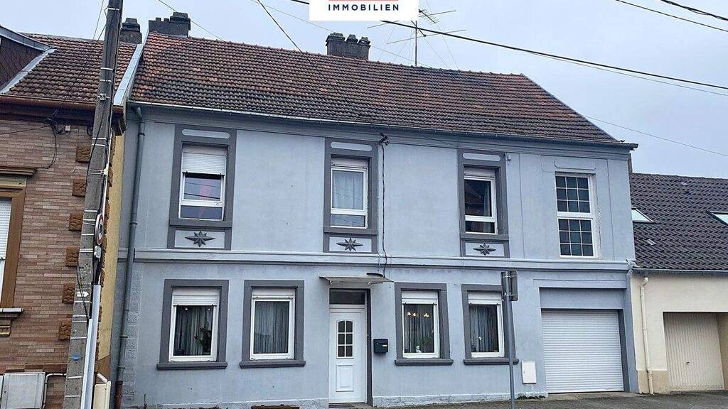 Reihenmittelhaus zum Kauf 159.900 € 9 Zimmer 150 m² 450 m² Grundstück Petite-Rosselle 57540