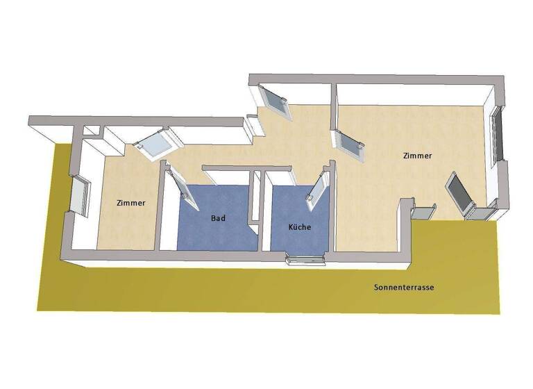 Wohnung zum Kauf 289.000 € 2 Zimmer 55 m² frei ab sofort Schönefeld 12529