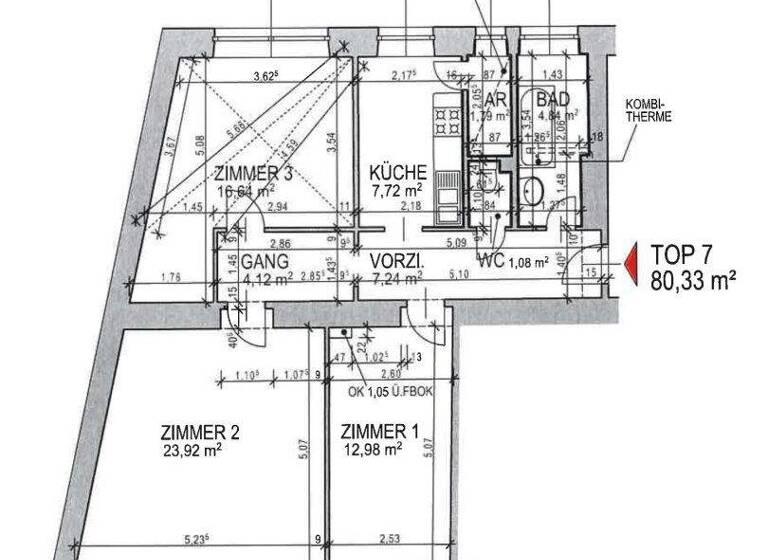 Wohnung zur Miete 858 € 3 Zimmer 80,2 m² 2. Geschoss Schwechat 2320