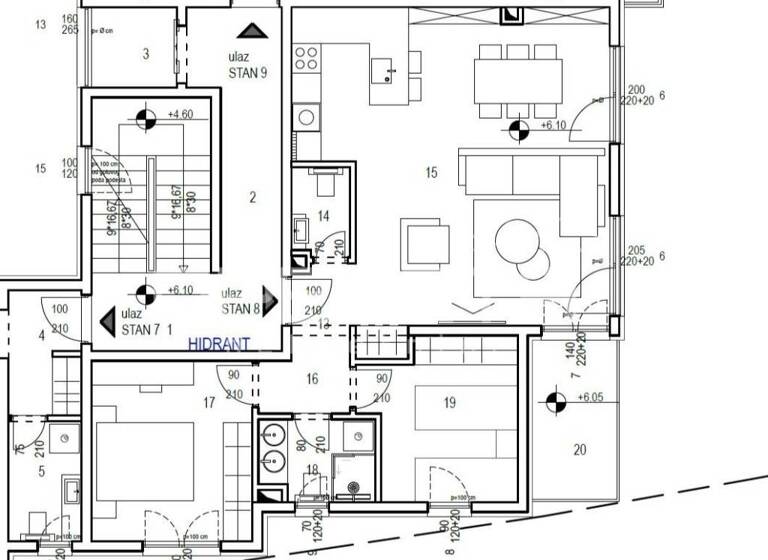 Wohnung zum Kauf 349.356 € 3 Zimmer 83 m² 2. Geschoss Primosten