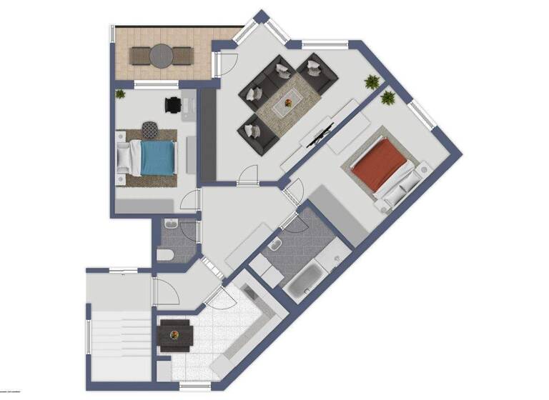 Wohnung zum Kauf 189.000 € 3 Zimmer 80 m² Ansbach 91522