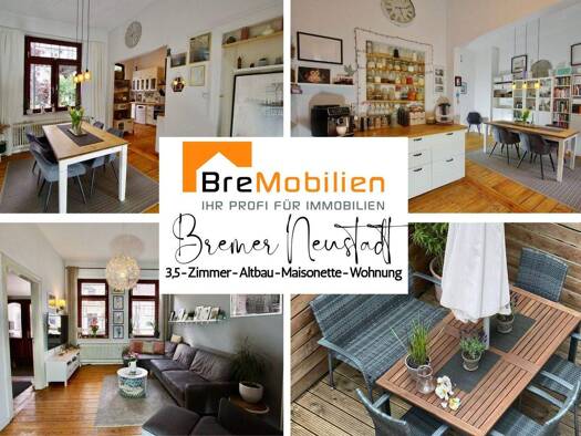Maisonette zum Kauf 359.000 € 3,5 Zimmer 90 m² 1. Geschoss Neustadt Bremen 28199
