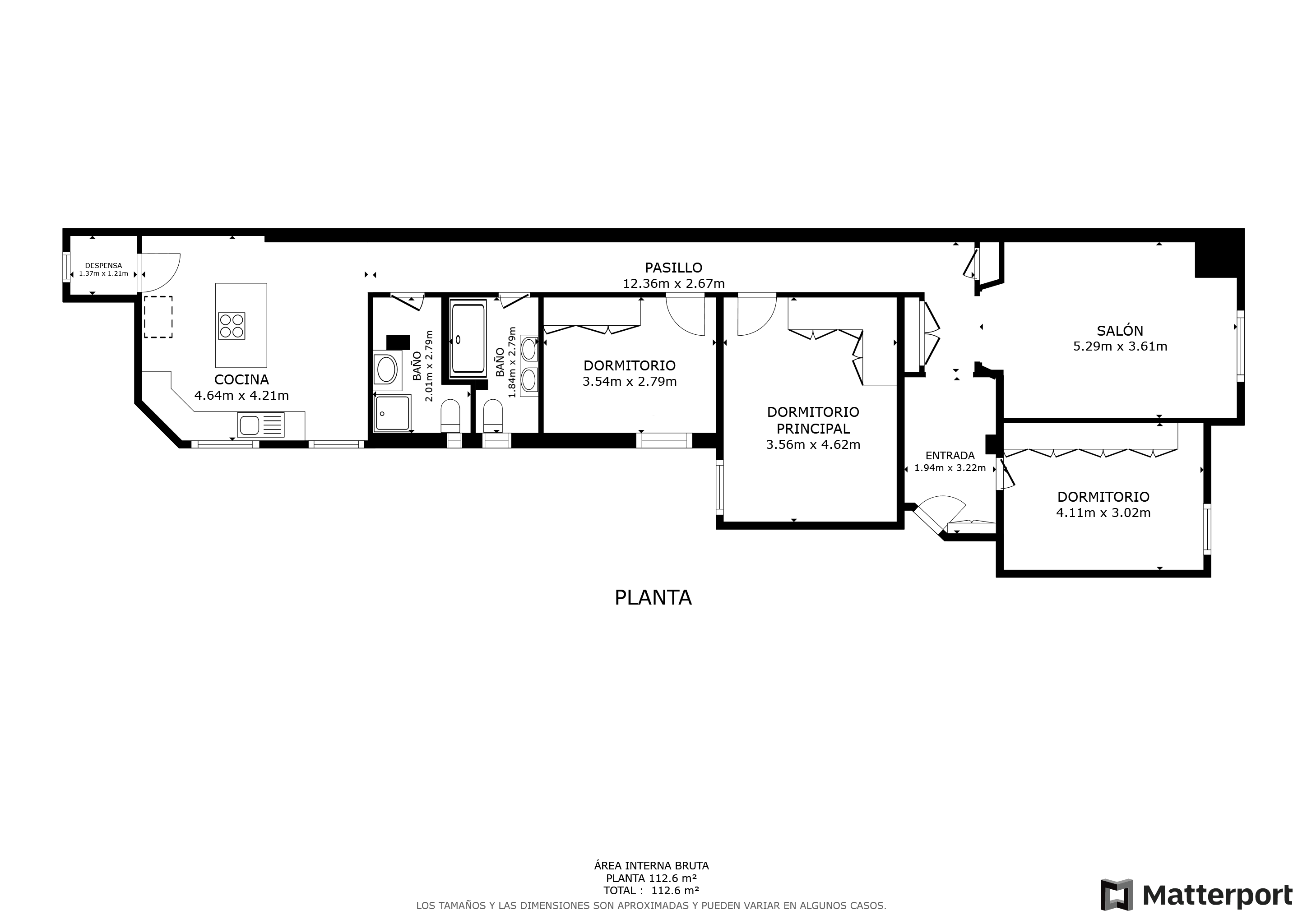 Wohnung zum Kauf provisionsfrei 595.000 € 3 Zimmer 120 m²<br/>Wohnfläche Bilbao 48011