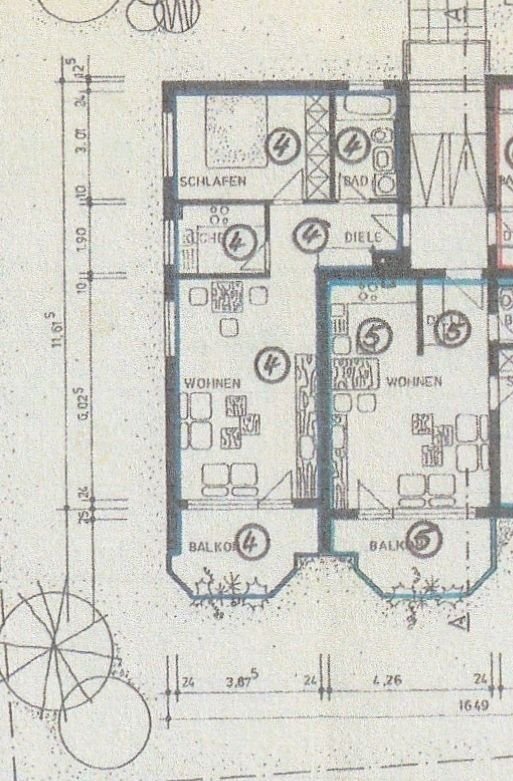 Wohnung zum Kauf 206.000 € 2 Zimmer 53,6 m²<br/>Wohnfläche 1.<br/>Geschoss ab sofort<br/>Verfügbarkeit Paradiesstr. 5 Büsingen am Hochrhein 78266