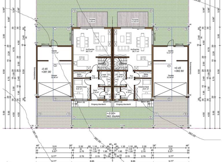 Doppelhaushälfte zum Kauf - Erstbezug 455.000 € 5 Zimmer 132 m² 553 m² Grundstück Reichenbach Iggensbach 94547