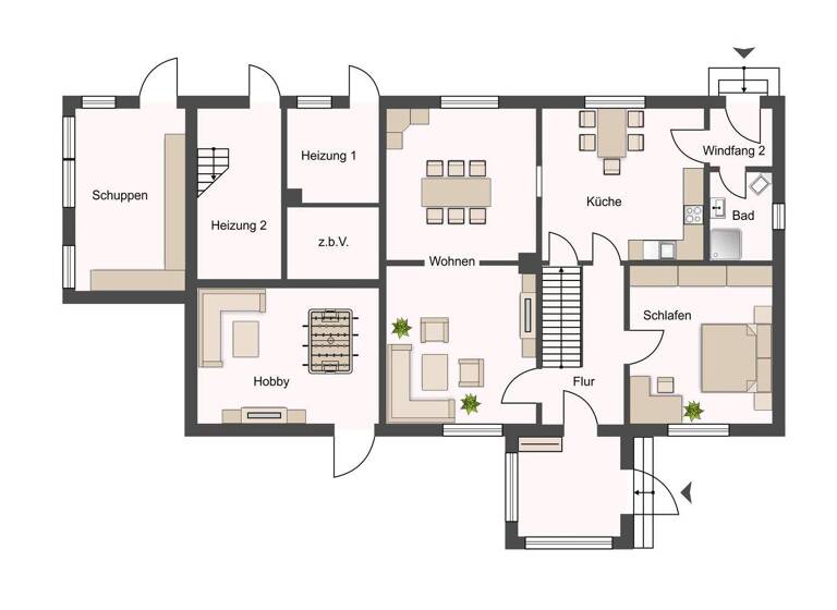 Einfamilienhaus zum Kauf 198.500 € 4 Zimmer 118 m² 1.186 m² Grundstück Wischhafen 21737
