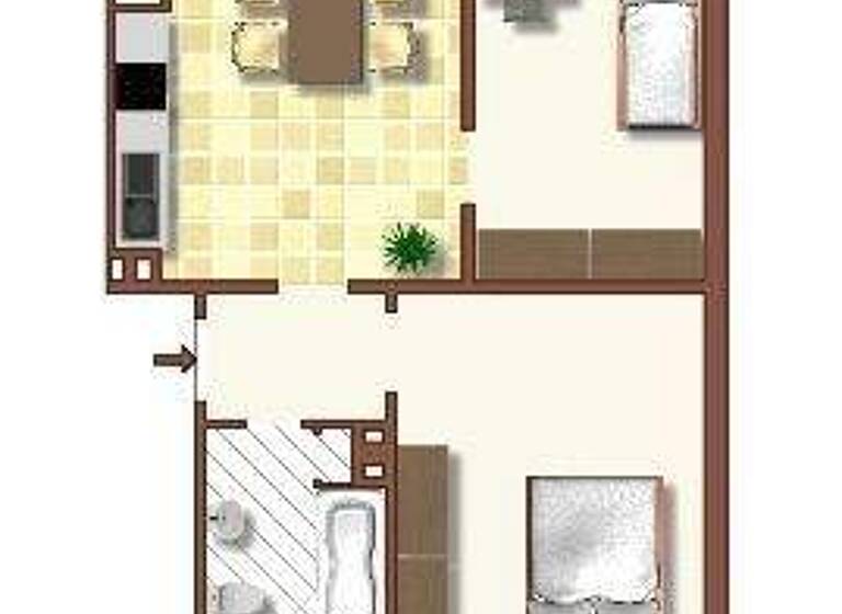 Wohnung zur Miete 429 € 2 Zimmer 45 m² 2. Geschoss Kulturstraße 32 Wanheimerort Duisburg 47055