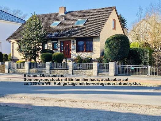 Einfamilienhaus zum Kauf 535.000 € 5 Zimmer 138 m² 614 m² Grundstück frei ab sofort Oberneuland Bremen 28355