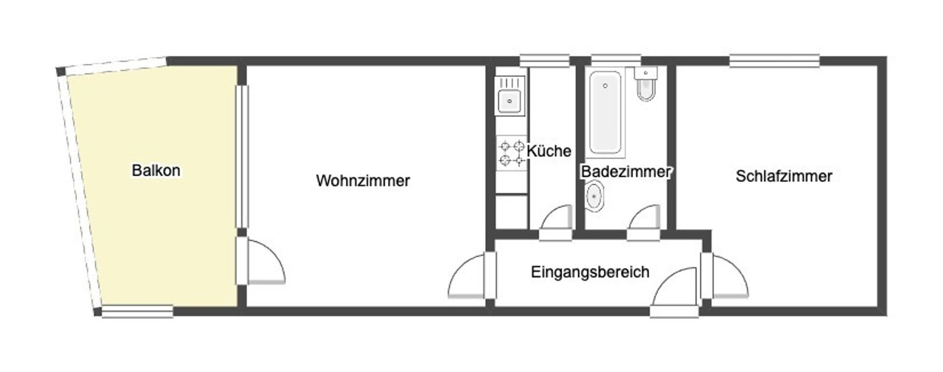 Wohnung zum Kauf 96.000 € 2 Zimmer 52 m²<br/>Wohnfläche EG<br/>Geschoss Usseln Willingen 34508