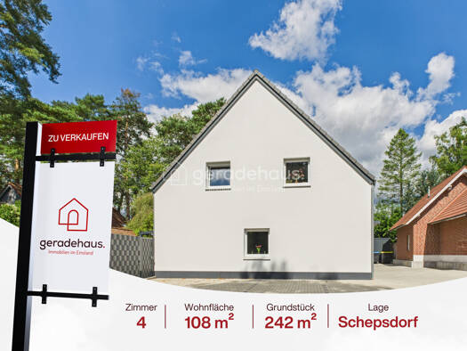 Reihenmittelhaus zum Kauf 350.000 € 4 Zimmer 108 m² 242,3 m² Grundstück Schepsdorf Lingen / Schepsdorf 49808