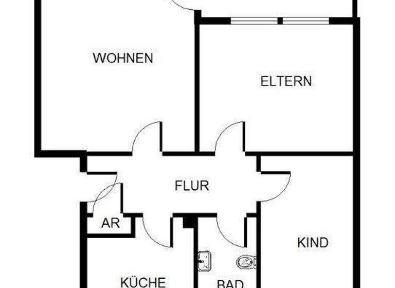 Wohnung zur Miete 655 € 3 Zimmer 71,2 m² 2. Geschoss frei ab 08.03.2026 Paul-Ronczka-Str. 16 Scharnhorst Dortmund 44328