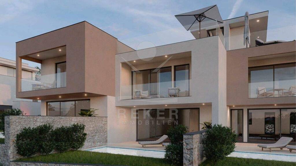 Reihenmittelhaus zum Kauf - Erstbezug 793.750 € 4 Zimmer 193,7 m² 50,9 m² Grundstück Vodice 22211