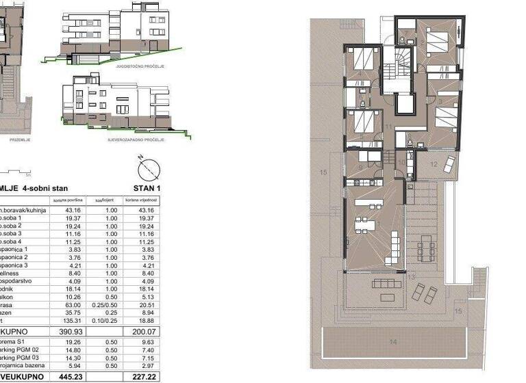 Wohnung zum Kauf - Erstbezug 917.000 € 5 Zimmer 135,4 m² Kozino 23231