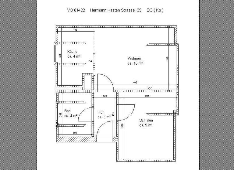 Wohnung zur Miete 275 € 2 Zimmer 35,1 m² 3. Geschoss frei ab sofort H.-Kasten-Straße 35 Schönebeck Schönebeck (Elbe) 39218