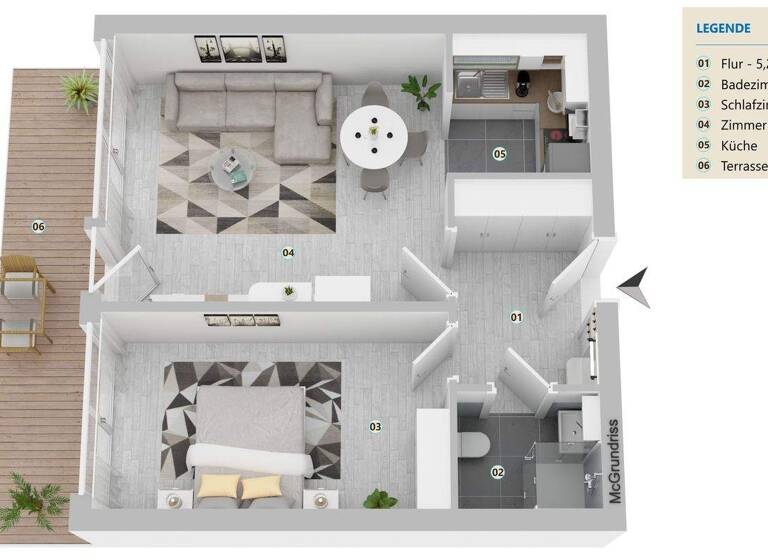 Wohnung zum Kauf 2 Zimmer 52 m² Bad Malente-Gremsmühlen Bad Malente 23714