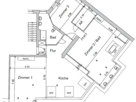 Wohnung zum Kauf 798.000 € 3 Zimmer 148 m² frei ab sofort Schöneberg Berlin 12159