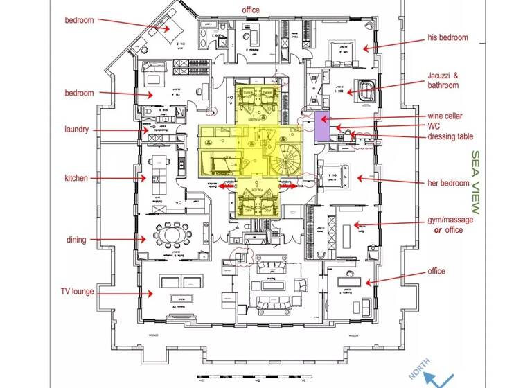Studio zum Kauf provisionsfrei 8 Zimmer 500 m² 6. Geschoss Monaco 98000