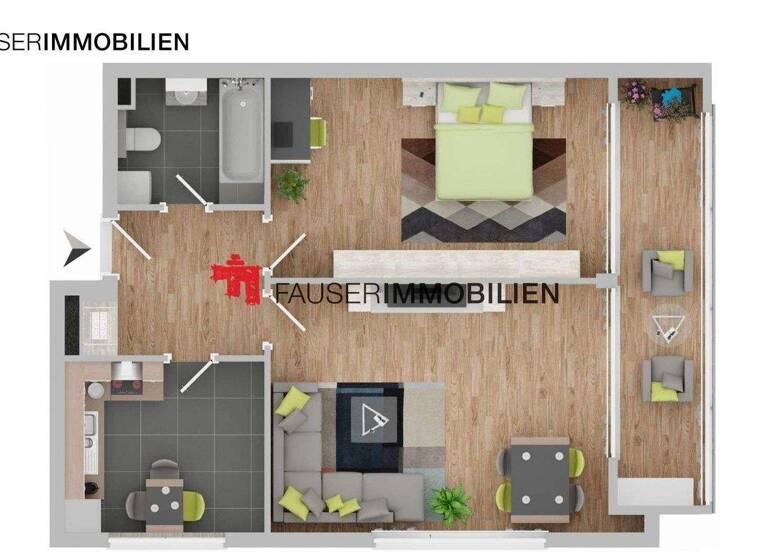 Wohnung zum Kauf 440.000 € 2 Zimmer 68 m² 1. Geschoss Dahlem Berlin 14195