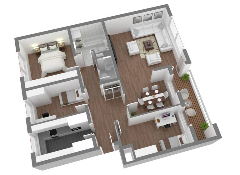 Wohnung zum Kauf 340.000 € 4 Zimmer 98,1 m² EG Quickborn 25451