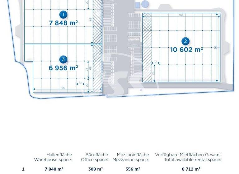 Lagerhalle zur Miete - Erstbezug provisionsfrei 7,95 € 8.712 m² Lagerfläche Röntgenstraße Langendiebach Langenselbold 63526