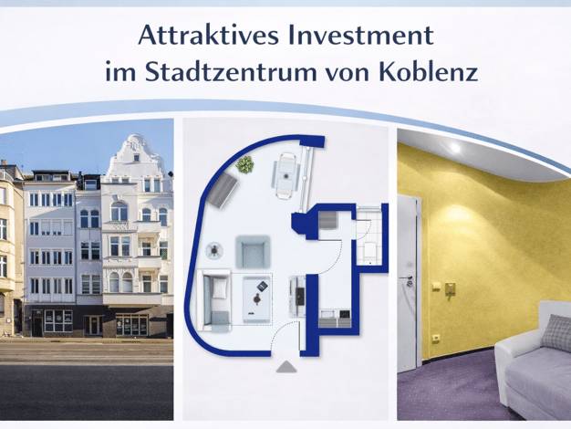 Wohnung zum Kauf 99.000 € 1 Zimmer 25 m² Mitte Koblenz 56068