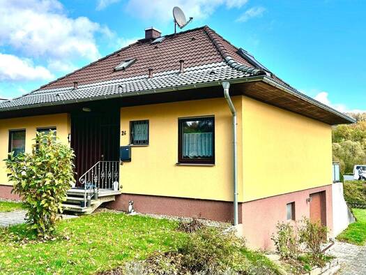 Bungalow zum Kauf provisionsfrei 198.000 € 5 Zimmer 116 m² 624 m² Grundstück Obergeis Neuenstein 36286