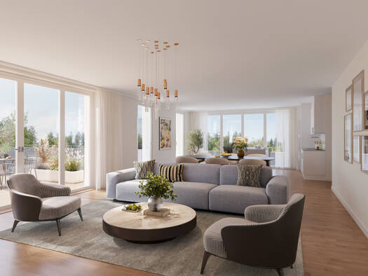 Terrassenwohnung zum Kauf - Erstbezug 1.132.795 € 6 Zimmer 133,3 m² 3. Geschoss Berlin 13086