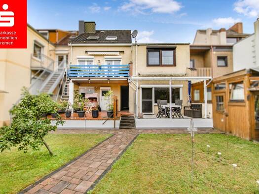 Reihenmittelhaus zum Kauf 495.000 € 6,5 Zimmer 196 m² 257 m² Grundstück Hastedt Bremen 28207