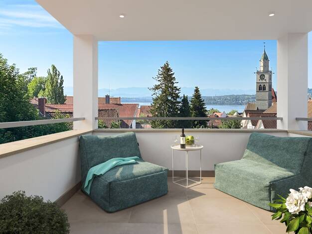 Wohnung zum Kauf - Erstbezug provisionsfrei 863.500 € 3 Zimmer 88,1 m² 2. Geschoss Überlingen Überlingen 88662