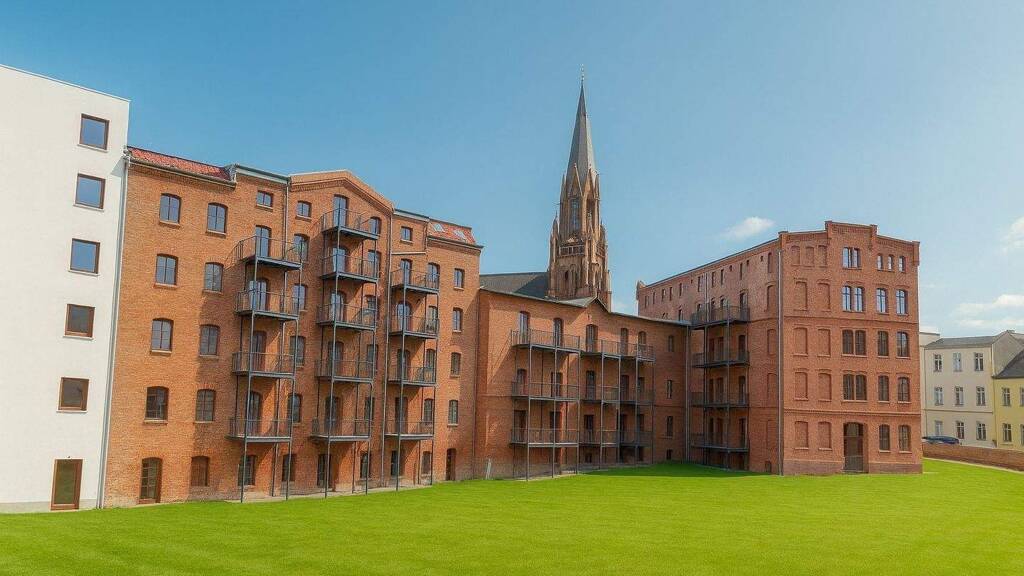 Wohnung zur Miete 720 € 2 Zimmer 60 m² 1. Geschoss frei ab sofort Franz-Mehring-Straße 13 Paulsstadt Schwerin 19053