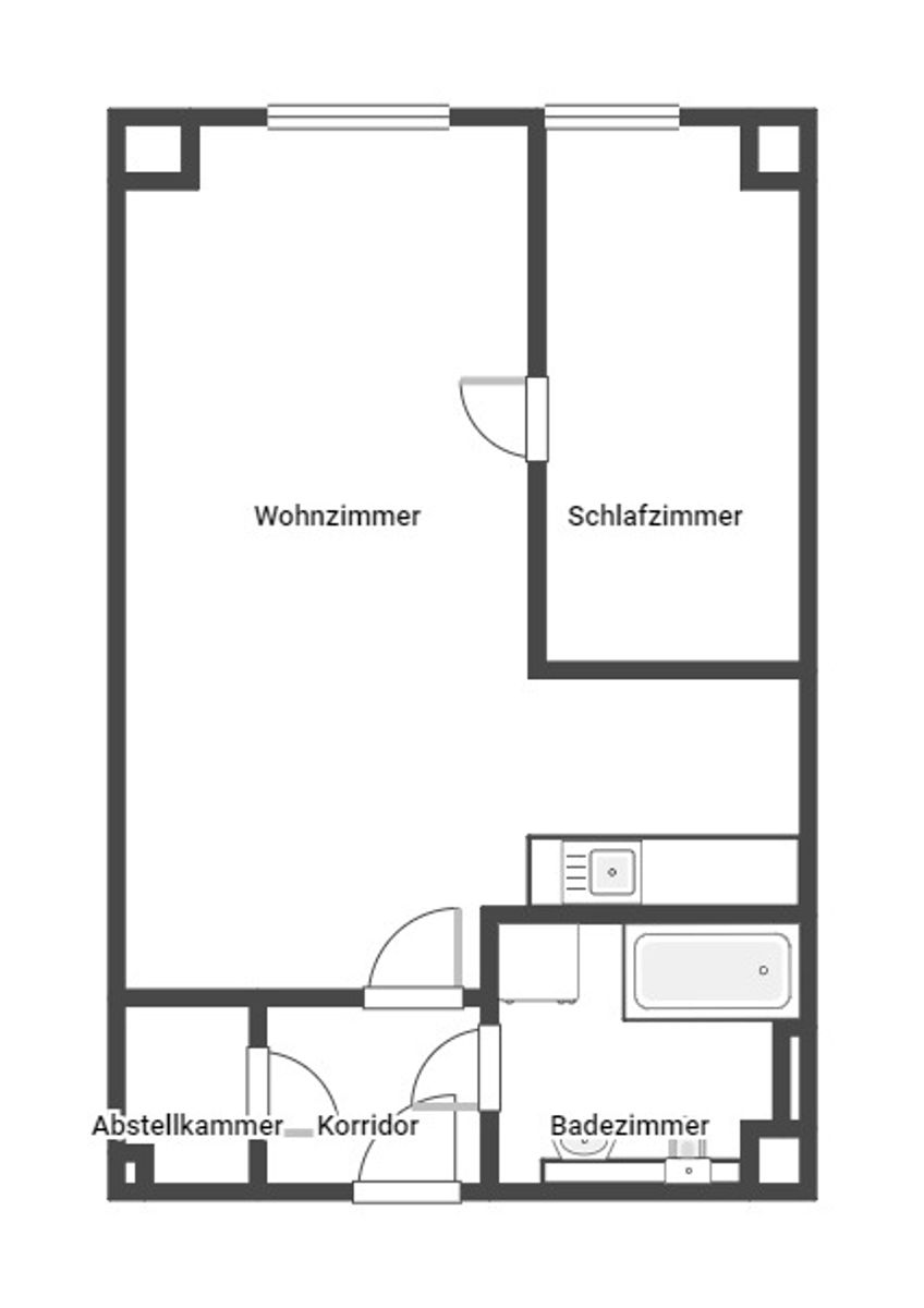 Immobilie zum Kauf als Kapitalanlage geeignet 89.500 € 2 Zimmer 41,9 m²<br/>Fläche Pieschen-Süd (Torgauer Str.) Dresden 01127