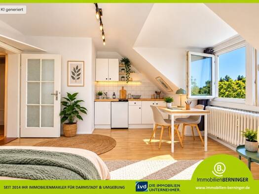 Wohnung zum Kauf 129.000 € 1 Zimmer 22 m² 4. Geschoss Darmstadt Darmstadt 64287