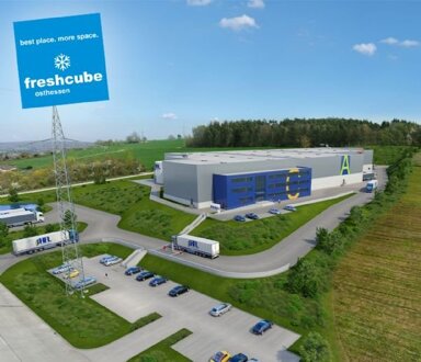 Logistikzentrum zur Miete provisionsfrei 12.000 m² Lagerfläche teilbar ab 6.000 m² Bad Hersfeld Bad Hersfeld 36251