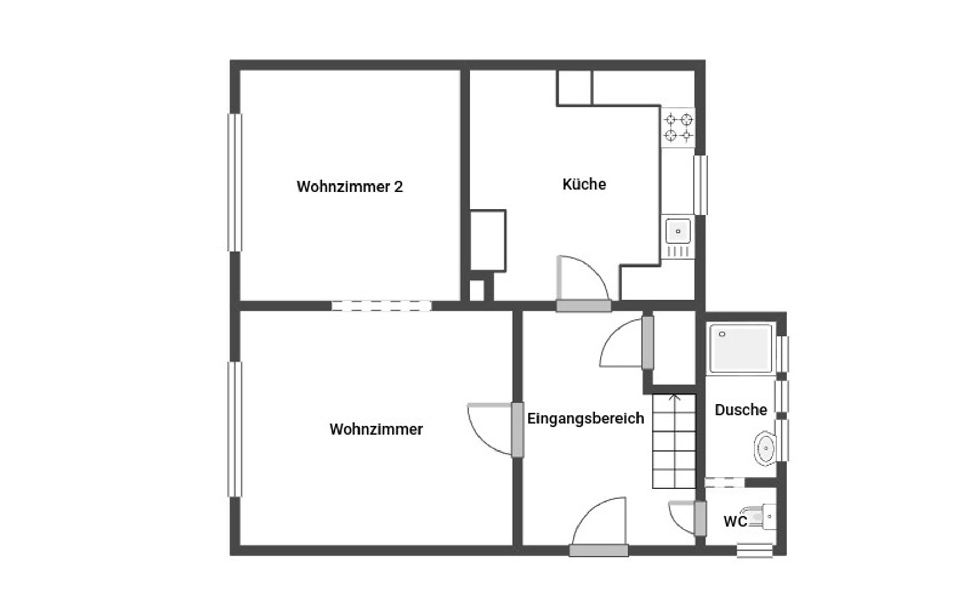 Immobilie zum Kauf als Kapitalanlage geeignet 165.000 € 4 Zimmer 105 m²<br/>Fläche 463 m²<br/>Grundstück Bliedinghausen Remscheid 42859