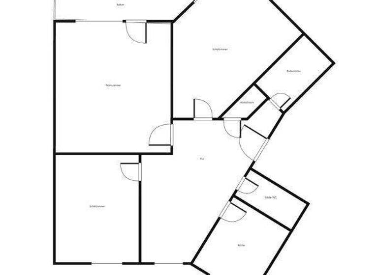 Wohnung zur Miete 812 € 3 Zimmer 89,8 m² 3. Geschoss frei ab 08.03.2026 Lahnstr. 4 Weststadt Braunschweig 38120