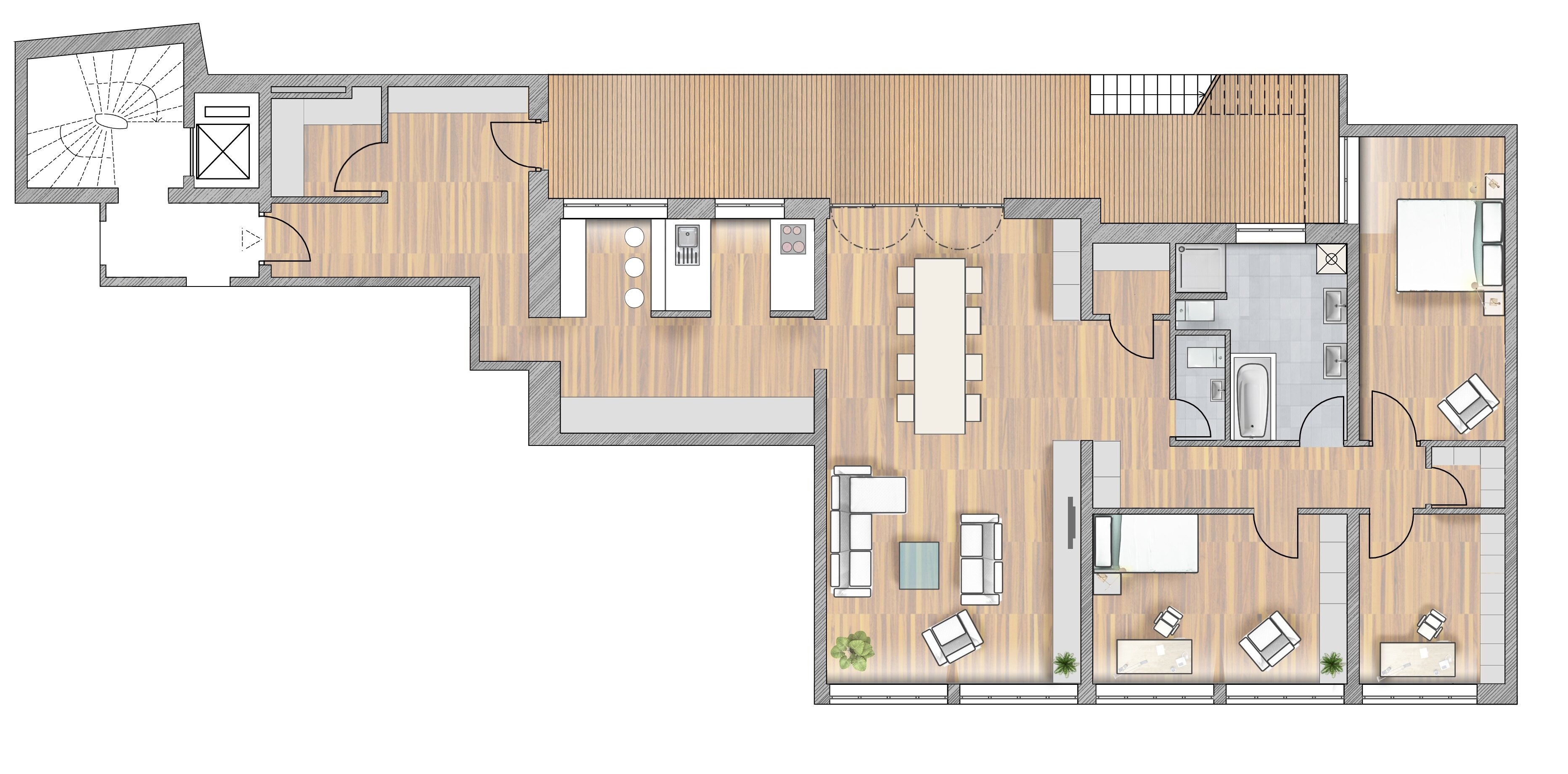 Wohnung zum Kauf provisionsfrei 359.500 € 4 Zimmer 164,4 m²<br/>Wohnfläche ab sofort<br/>Verfügbarkeit Bahnhofstr. 36 Sterkrade - Mitte Oberhausen 46145