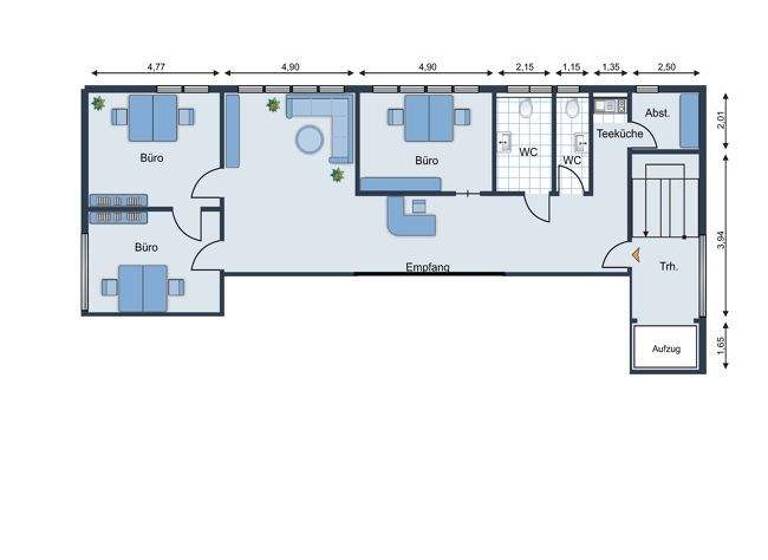 Bürofläche zur Miete 1.540 € 140 m² Bürofläche Neckarsulm 74172