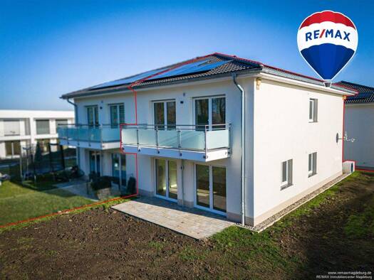 Wohnung zur Miete - Erstbezug 1.650 € 5 Zimmer 134 m² EG frei ab sofort Ottersleben Magdeburg 39116