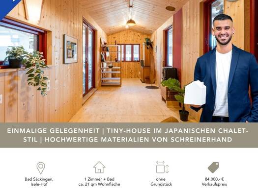 Haus zum Kauf - Erstbezug 84.000 € 1 Zimmer 21 m² 1 m² Grundstück Hasenrütte 7 Bad Säckingen Bad Säckingen 79713